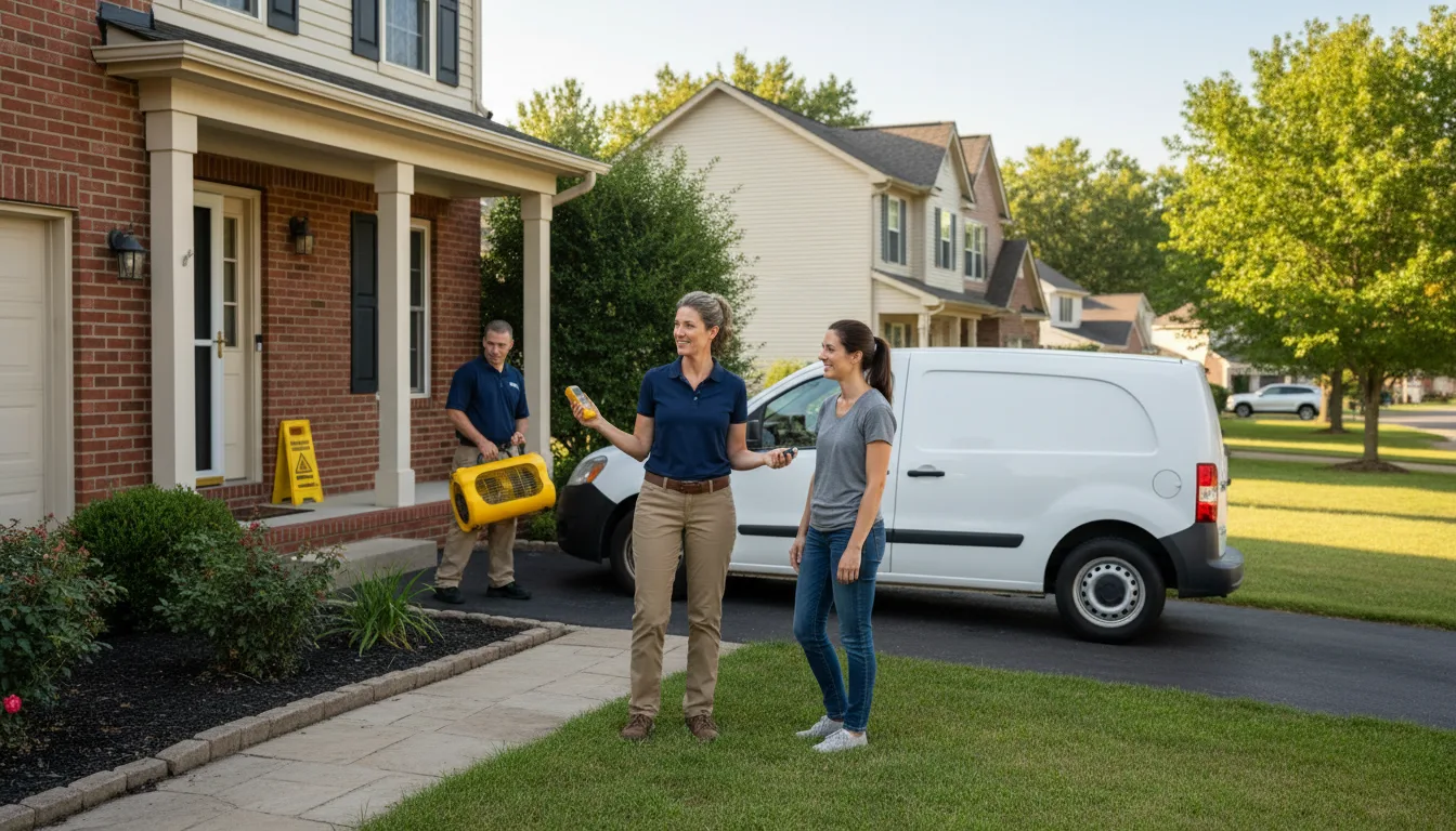 Water restoration image for Fire And Smoke Damage Restoration in Nelsonville, WI